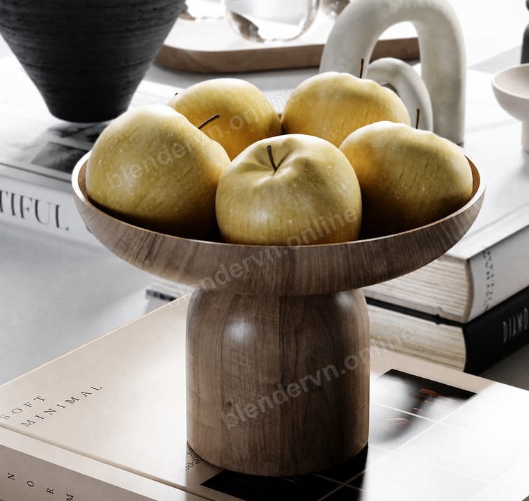 Pastel Sculptural Decor Shelf Set