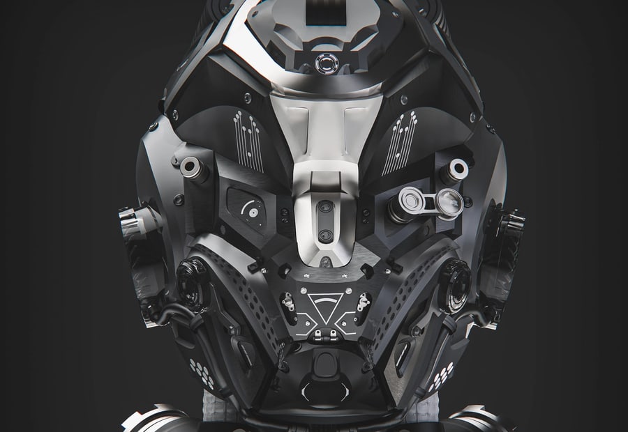 Bài hard-surface cơ khí của học viên