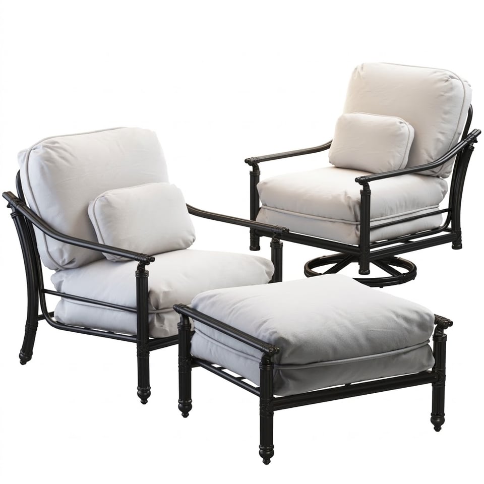 Model 3D Nội thất Castelle Luxury cho Blender archviz — file .blend, vật liệu PBR Cycles
