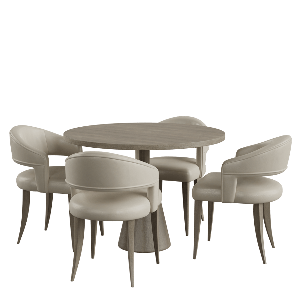 Model 3D Nội thất Tables_Dining-Sets_Contemporary-Luxury cho Blender archviz — file .blend, vật liệu PBR Cycles